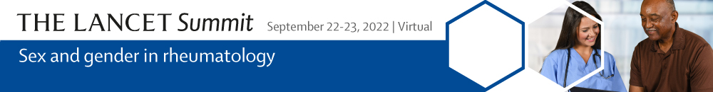 The Lancet Summit: Sex and gender in rheumatology, 22-23 September 2022